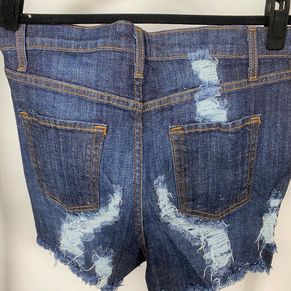 GJG Denim Short in Dark Denim - Picture 7 of 7